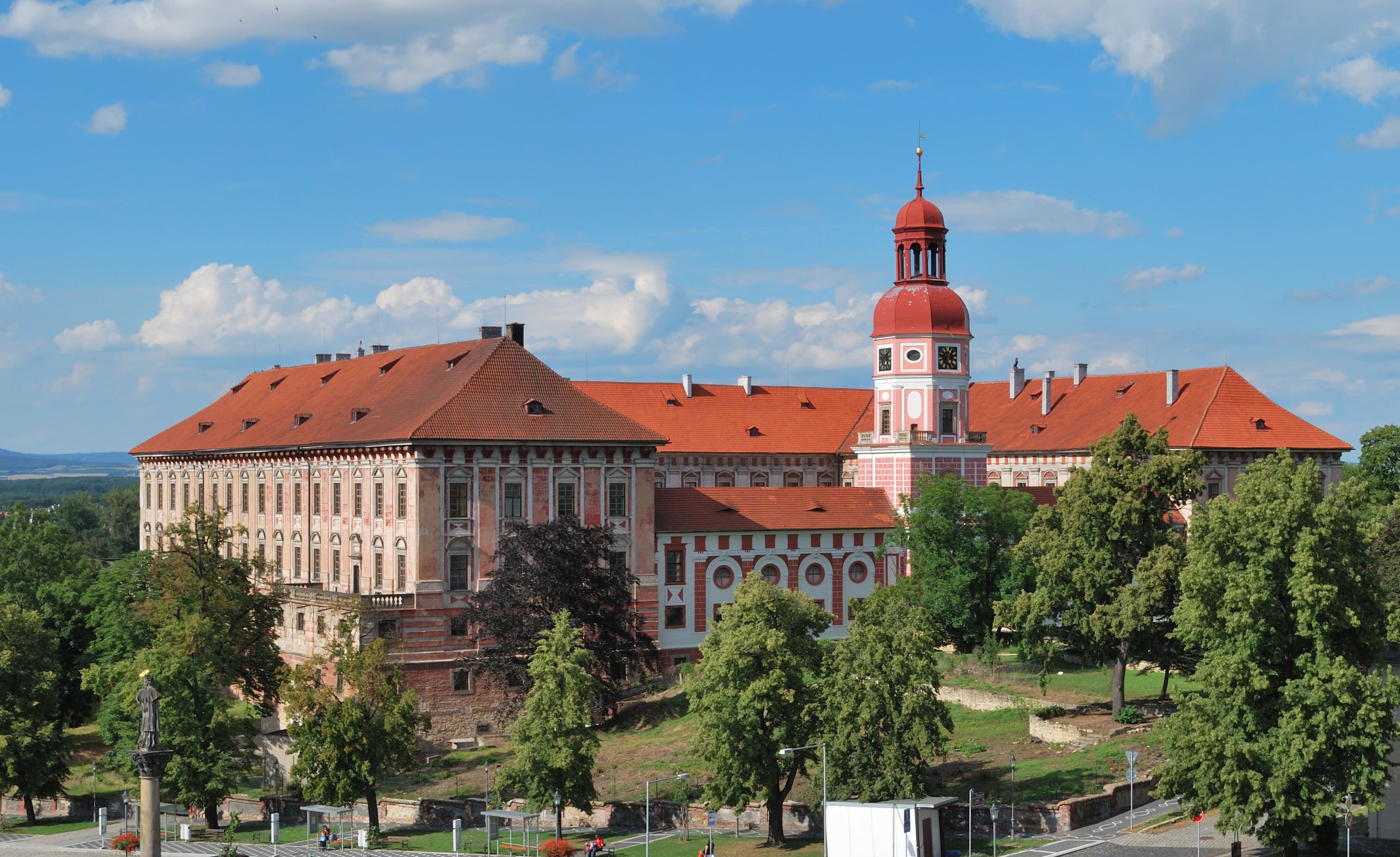 Roudnice nad Labem, pohled na náměstí